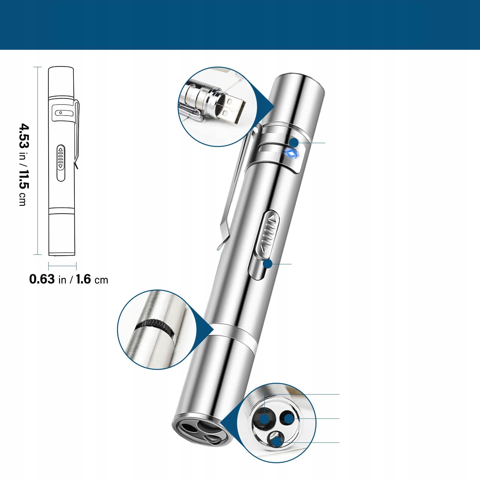 USB-лазерная указка Cat 3-в-1 УФ-фонарик EAN (GTIN) 0702602918225