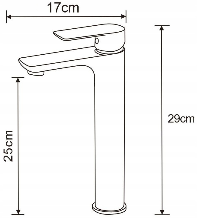 MEXEN ALFA BASKET MIXER AUGSTS BLACK CHROME Ražotāja kods 745710-71