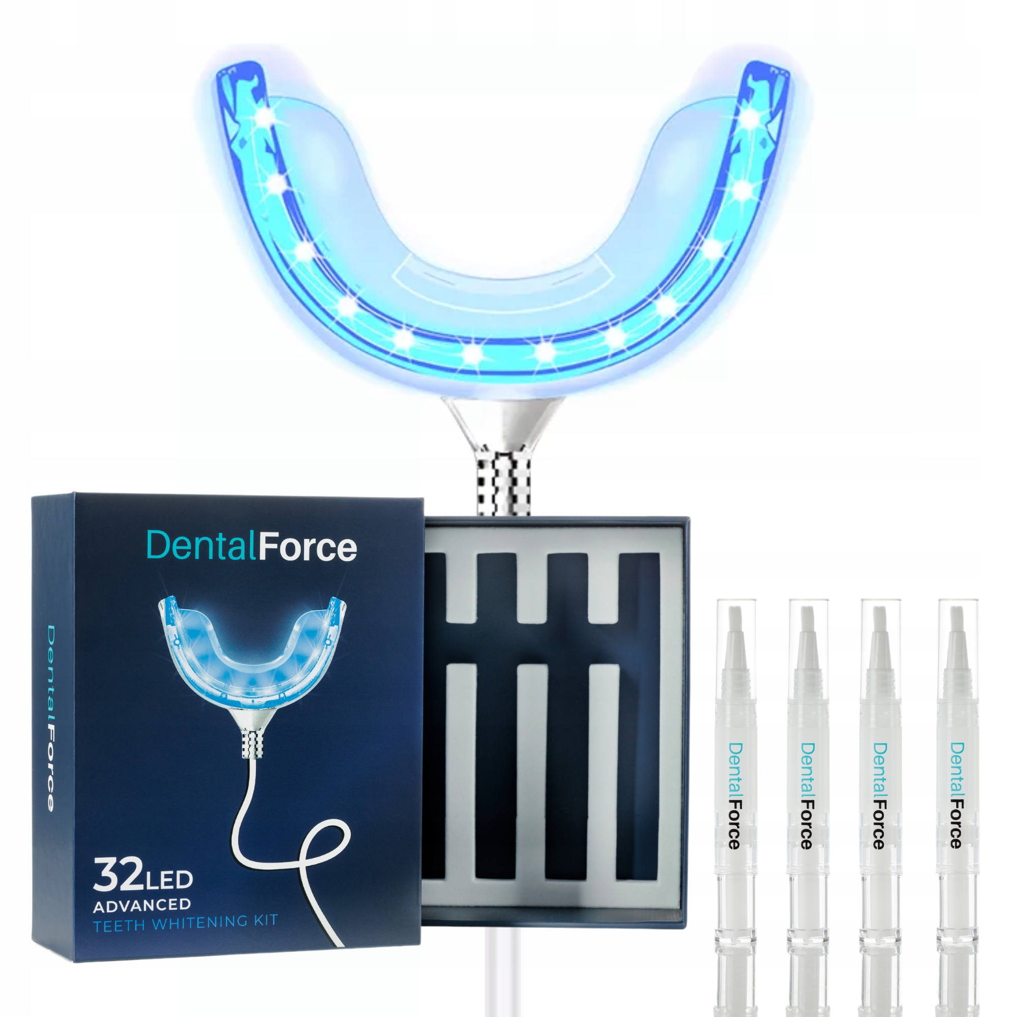 Zobu balināšanas komplekts ar 32LED DentalForce lampu