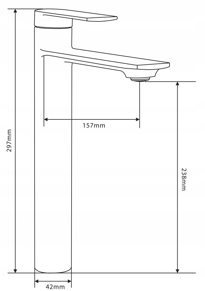 MEXEN ZERO WASHBASIN FACTORY HIGH BLUE Тип смесителя Смеситель для умывальника