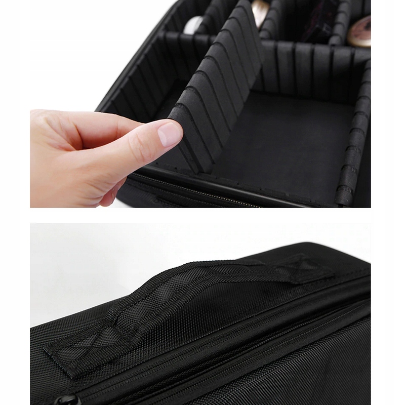 COSMETIC Organizer for Cosmetics Case Case Black Capacious Ražotājs dažādi produkti