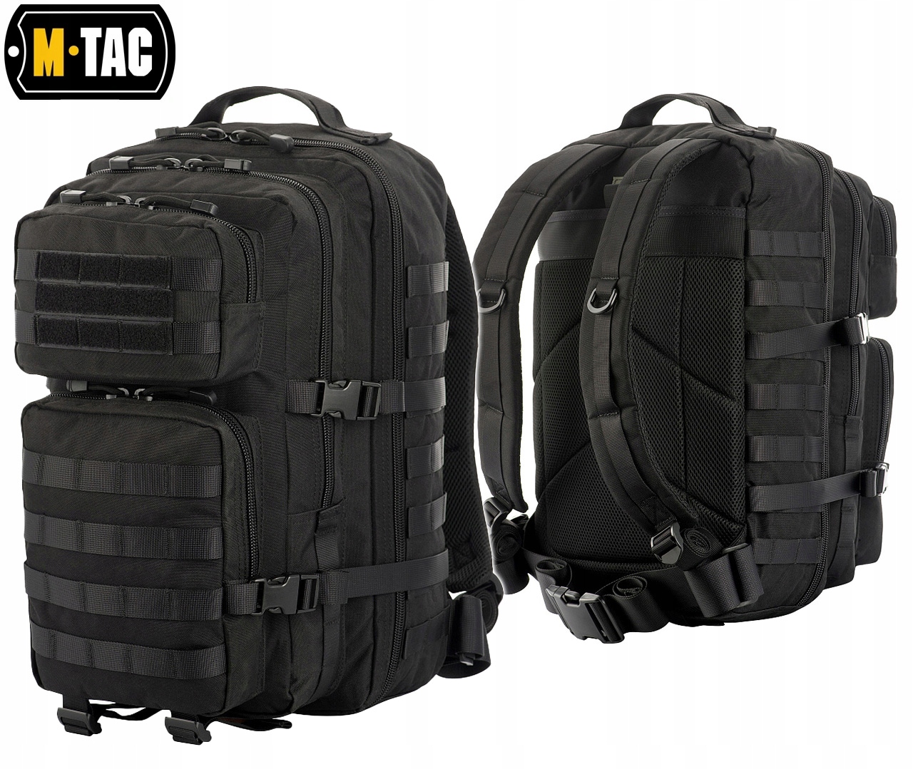 Plecak Wojskowy Taktyczny Large Assault Pack M-Tac Black EAN (GTIN) 5903886812376