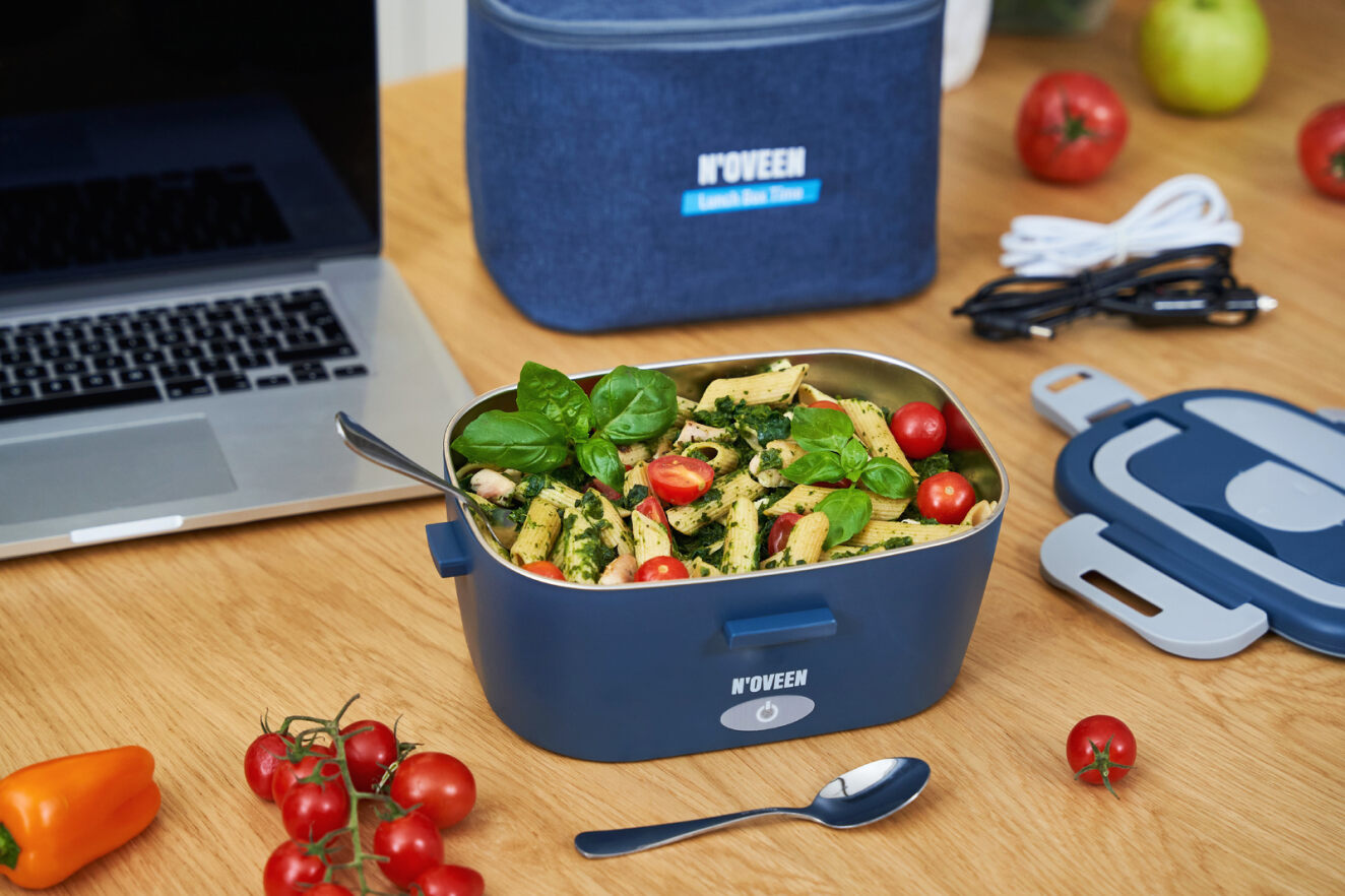 ELECTRIC LUNCH BOX LUNCH THERMOS pārtikas konteiners 220V 12/24V N'oveen zīmols