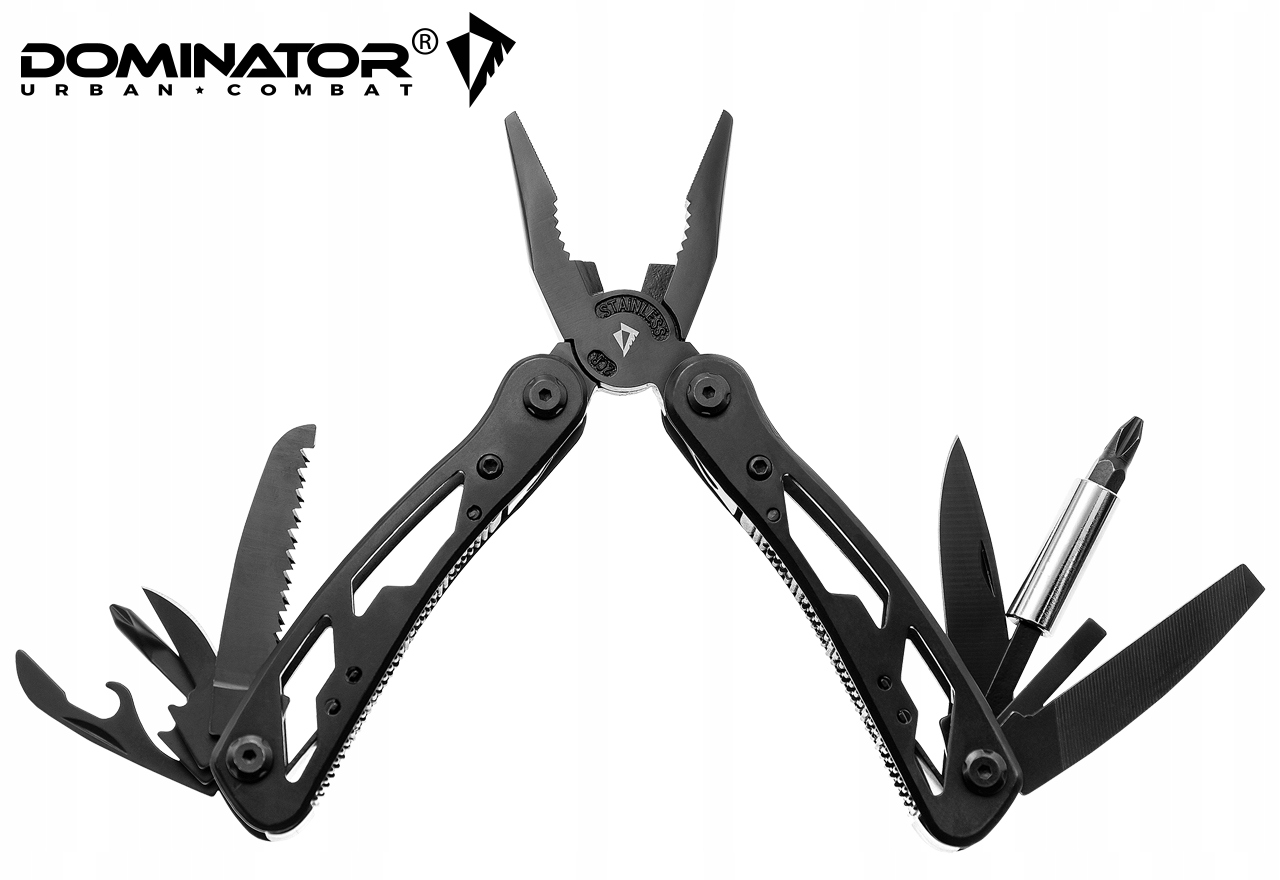 MULTITOOL NARZĘDZIE WIELOFUKCYJNE DOMINATOR ARMY Materiał głowni stal