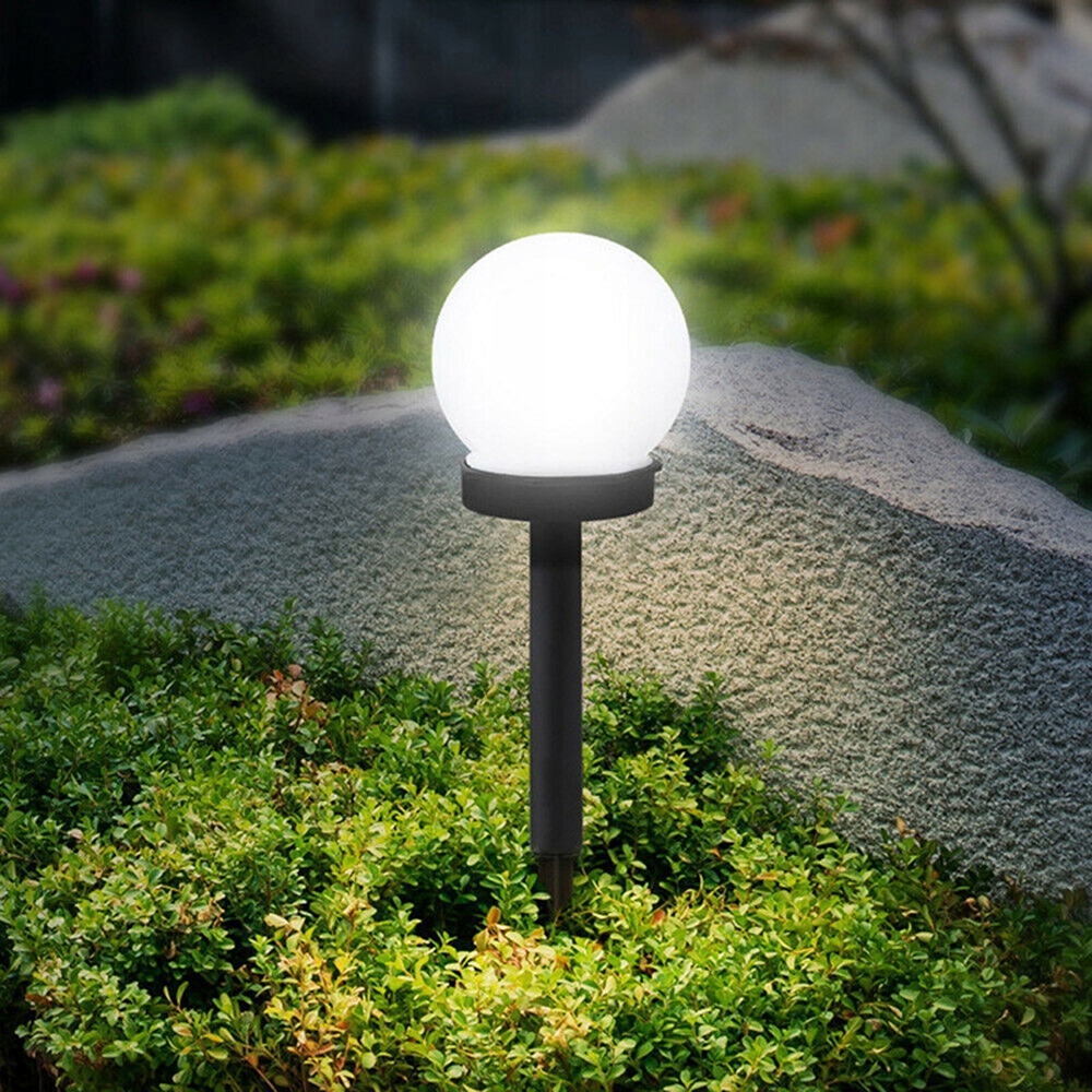 LIELĀS DĀRZA LAMPAS 6x SOLAR LED LAMP BALL 10cm DARBINĀTS 6 VIENĪBU KOMPLEKTS Marks Džongrīns