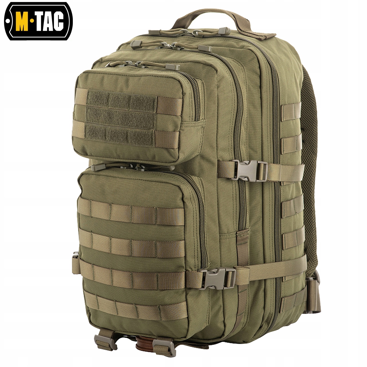 Plecak Turystyczny Wojskowy Assault Pack M-Tac Olive + KARABIŃCZYK Marka M-Tac