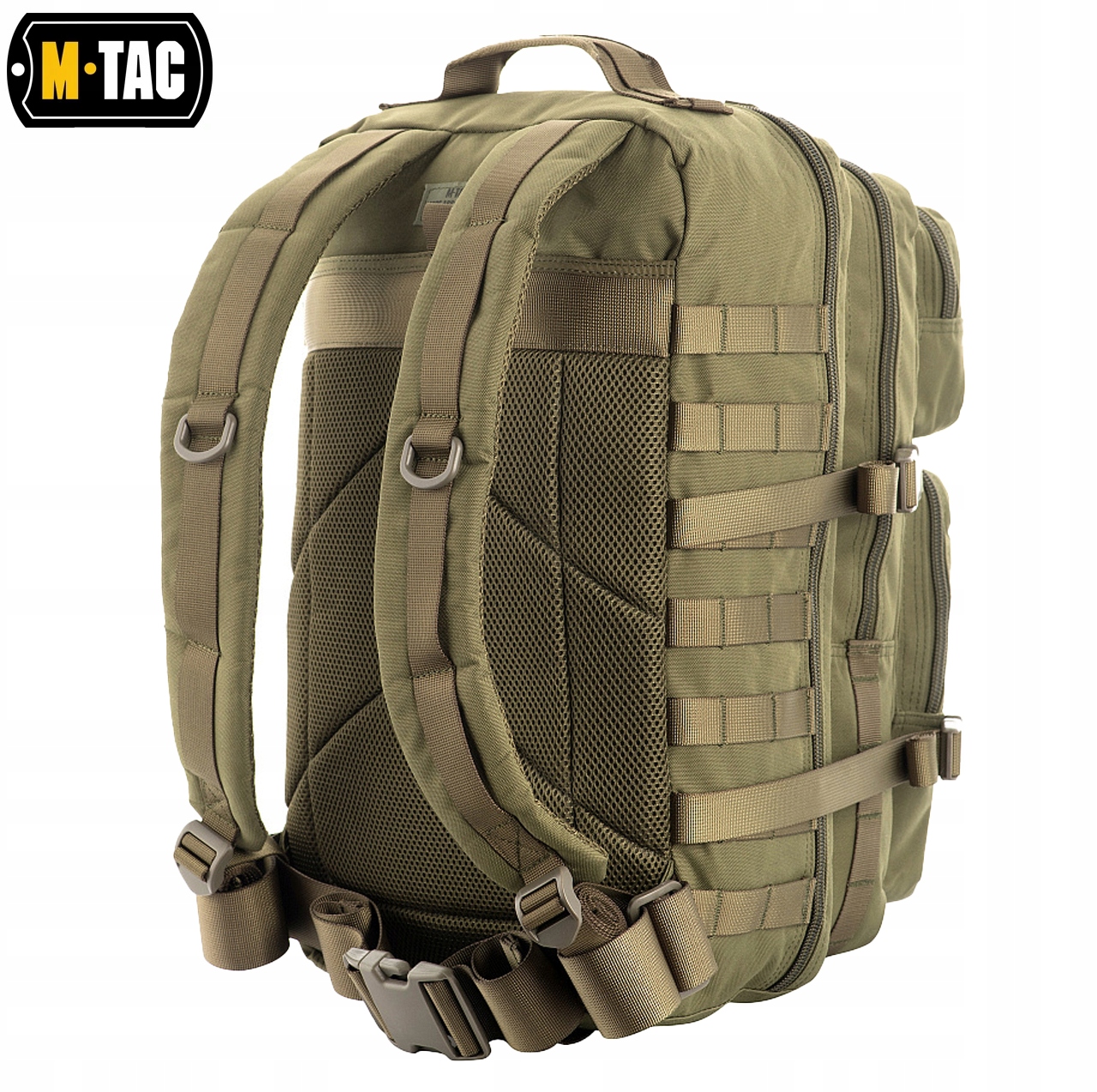 Plecak Turystyczny Wojskowy Assault Pack M-Tac Olive + KARABIŃCZYK Model M-Tac plecak Assault Pack