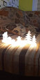 Декоративные светодиодные фонари, олени 10 шт. цена