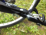 vidaXL velosipēda piekabe, 130x73x48,5 cm, melns tērauds отзыв