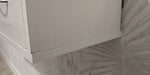 Sienas atvilktņu plaukts, balts, 88x26x18,5 cm, skaidu plāksne cena