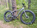 Kalnu velosipēds Fat Bike Insera Muffle 26'', melns/pelēks cena