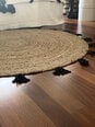 Džutas paklājs Shira, dabiskas krāsas, ø 120 cm