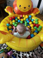 Надувной бассейн Bestway Cuddly Cub Ball Pit, 111x98x61 см, с шариками