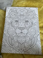 Gleznošana pēc numuriem, komplekts, Lion, 30x40 cm