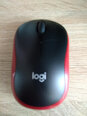 Logitech M185 , melns/sarkans