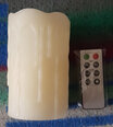 Декоративная светодиодная свеча с пультом дистанционного управления, 12,5 см цена