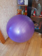 Vingrošanas bumba ar sūkni Proiron PRO-YJ01-2 75 cm, violeta