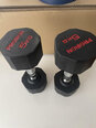 PROIRON PRKRD05K Rubber Dumbbell, 10.00