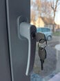 Durvju / logu rokturis ar atslēgām