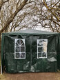 vidaXL svinību telts, zaļa, 3x4 m