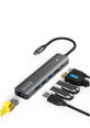 HUB USB-C adapteris 7W1 Zenwire HDMI 4K USB Gigabit Ethernet RJ45 1000 Mbps M1