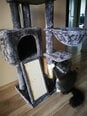 Feandrea kaķu skrāpis 135 cm., gaiši pelēks