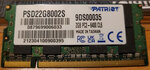 Patriot DDR2 SODIMM 2GB 800MHz CL6 (PSD22G8002S)