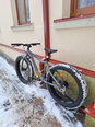 Kalnu velosipēds Fat Bike Insera Muffle 26'', melns/pelēks