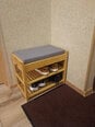 Бамбуковая скамья для обуви с выдвижным ящиком, FSR49-N