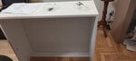 Подвесной кухонный шкафчик Halmar Vento GC 80/72 с сушилкой для посуды, песочный/белый цвет