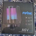 Fifine AmpliGame A6V RGB mikrofons spēlēm | podkāsti | straumes | statīvs | melns