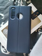 Dux Ducis Premium Magnet Case, piemērots Huawei P30 Lite, zils internetā