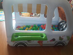 Piepūšamā rotaļu automašīna Bestway Ice Cream Truck, 122x84x84 cm