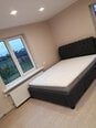 Кровать NORE Sansa с ящиками, 160х200 см, темно-серая