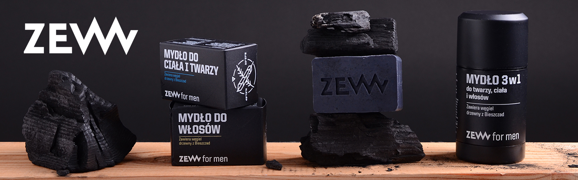 Komplekts vīriešiem Zew For Men Brodacza: bārdas ziepes 85 ml + bārdas suka Zew For Men