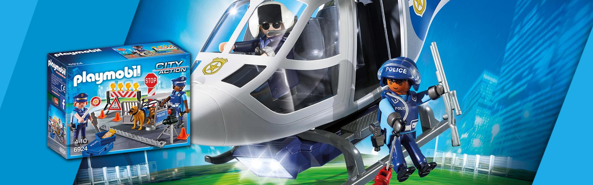 Konstruktors 9371 PLAYMOBIL® City Action, Policijas džips ACTION PLAYMOBIL®