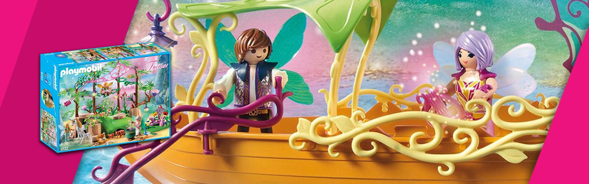 70555 PLAYMOBIL® Maģiskais ezers pasaku zemē, 115 det. FAIRIES PLAYMOBIL®