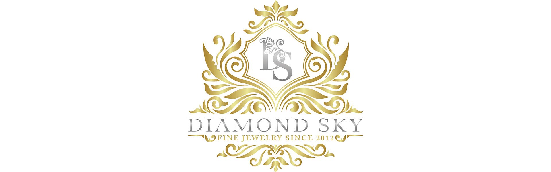 Золотой кулон "Золотой Узор II" из красного золота 585 пробы DS01K526 Diamond Sky