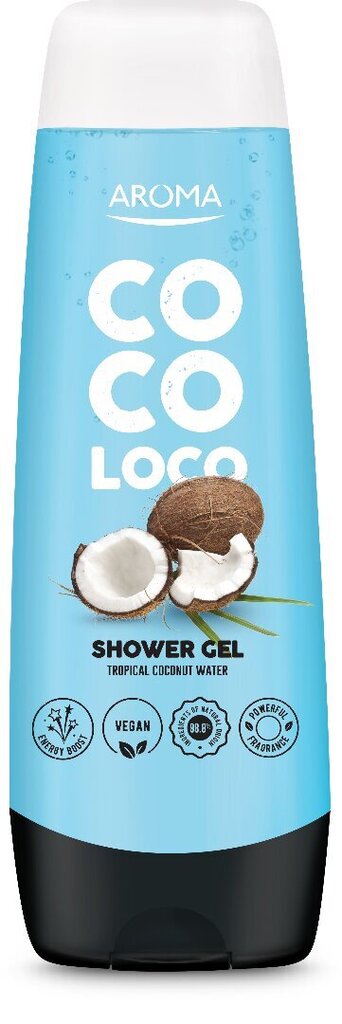 Aroma dušas želeja ar eksotisko kokosriekstu